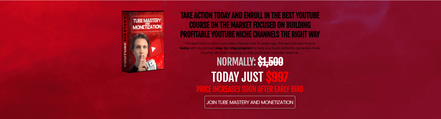 TUBE MASTERY AND MONETIZATION 3.0