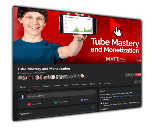 TUBE MASTERY AND MONETIZATION 3.0